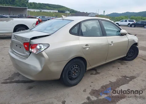2009 Hyundai Elantra Gls from USA, damaged, VIN KMHDU46D99U662300
